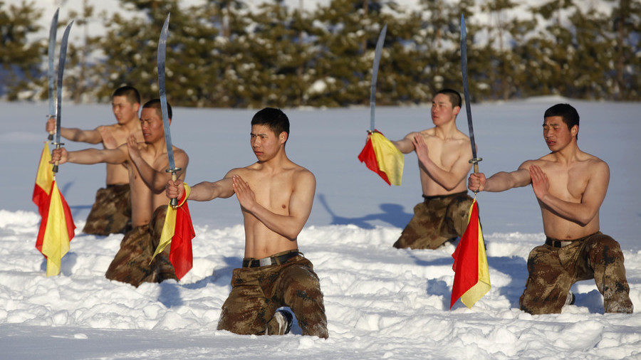 Chinese frontier soldiers