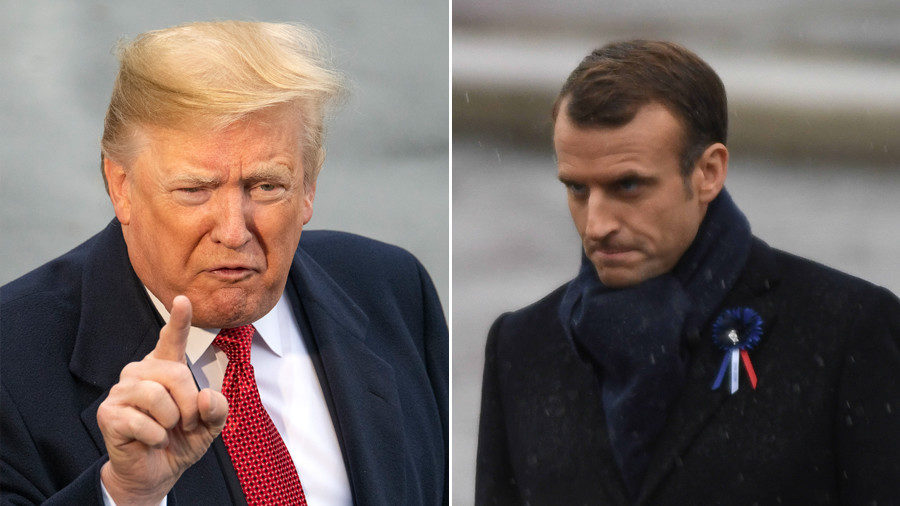 Click to enlarge Trump and Macron