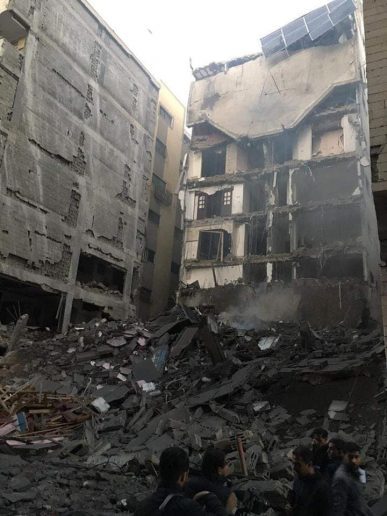 Click to enlarge gaza airstrike