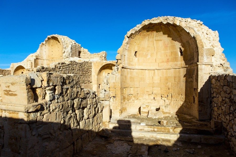 Click to enlarge ancient shivta church