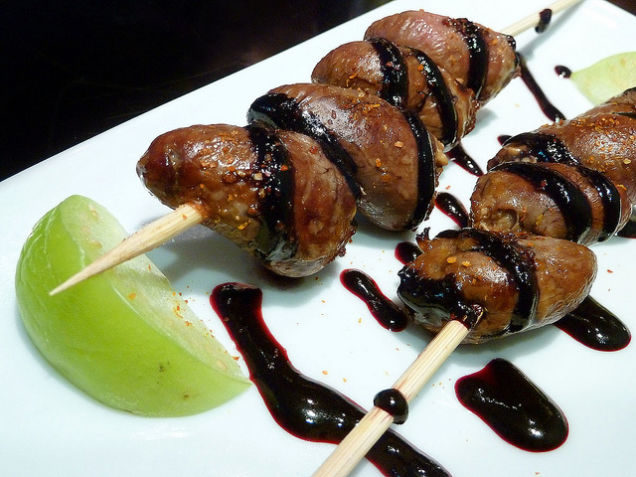 organ skewers