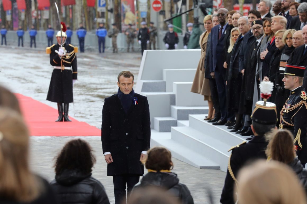macron paris ww1