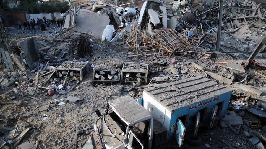 Click to enlarge israeli airstrike