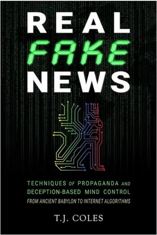 Click to enlarge Real Fake News book tj Coles