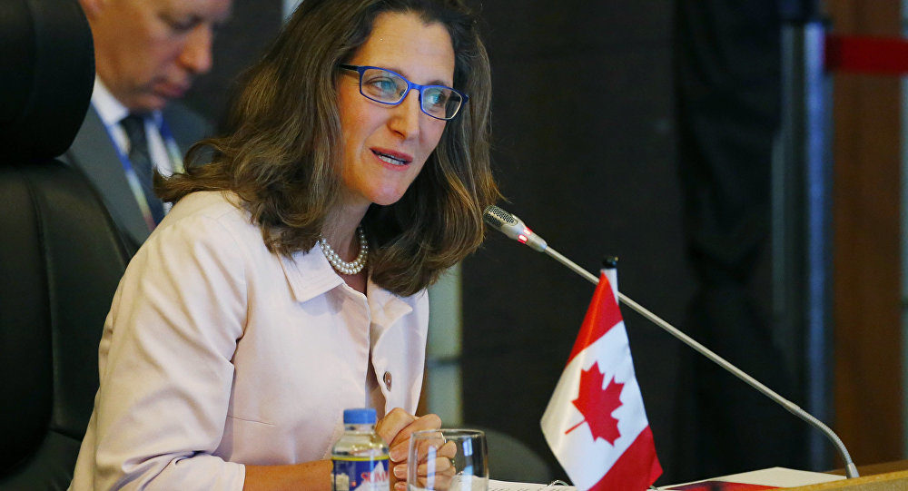 Canada fm Chrystia Freeland