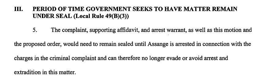 assange charges extradition
