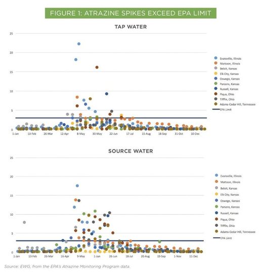 tap water graph