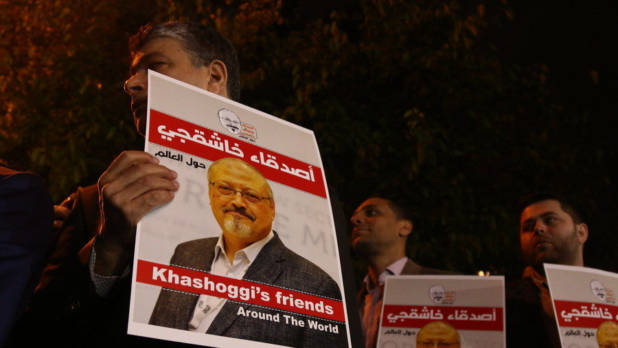 Click to enlarge khashoggi protest sign