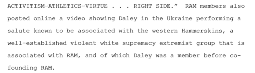 FBI indictment of RAM members