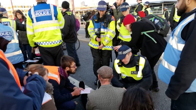 London protest