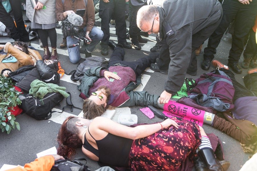 London protestors