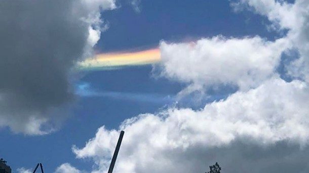 Circumhorizontal arc over Northland, NZ