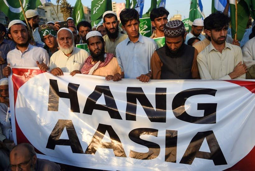 Click to enlarge Asia Bibi protest