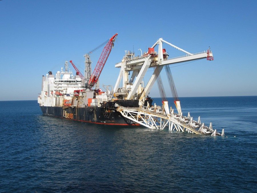 Click to enlarge Audacia pipe-laying vessel