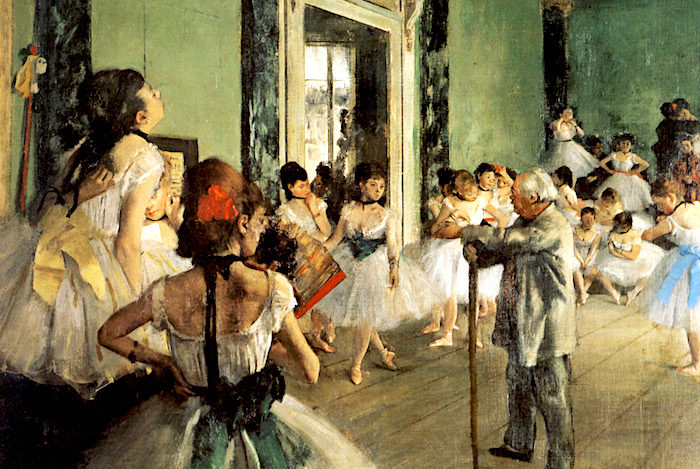 Click to enlarge Edgar Degas La Classe de Danse, 1874