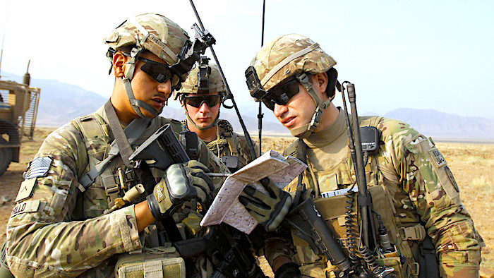 Soldiers map