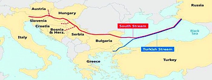 Map SouthStreamTurkStream