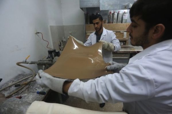Click to enlarge Creating a prosthesis
