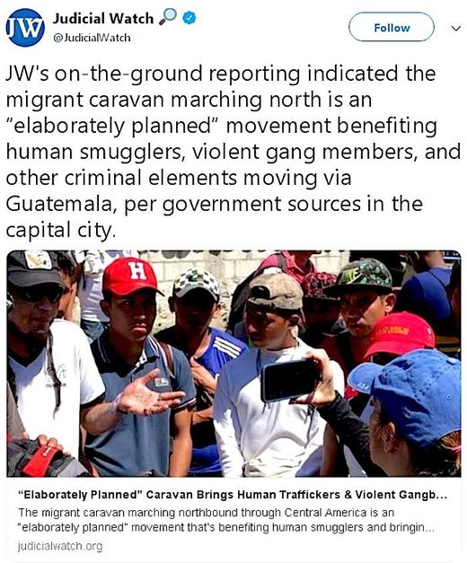 Tweet 2 judicial watch