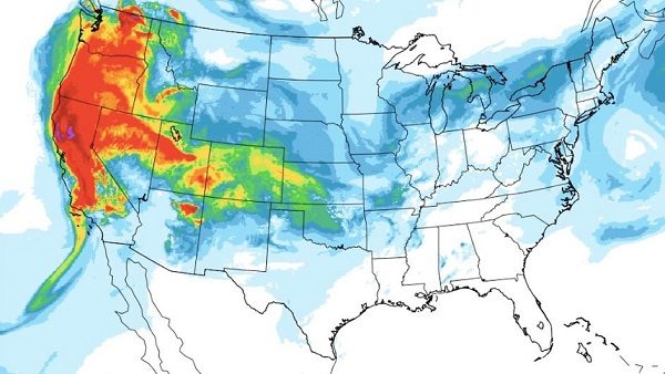wildfire smoke map