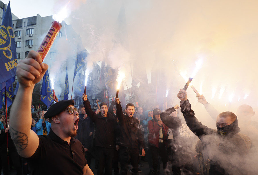 Click to enlarge Ukrainian nationalists