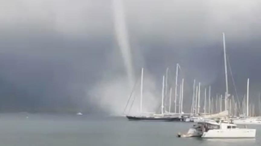 waterspout in Marmaris, Turkey