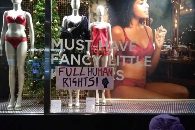 Click to enlarge Marks & Spencer window display