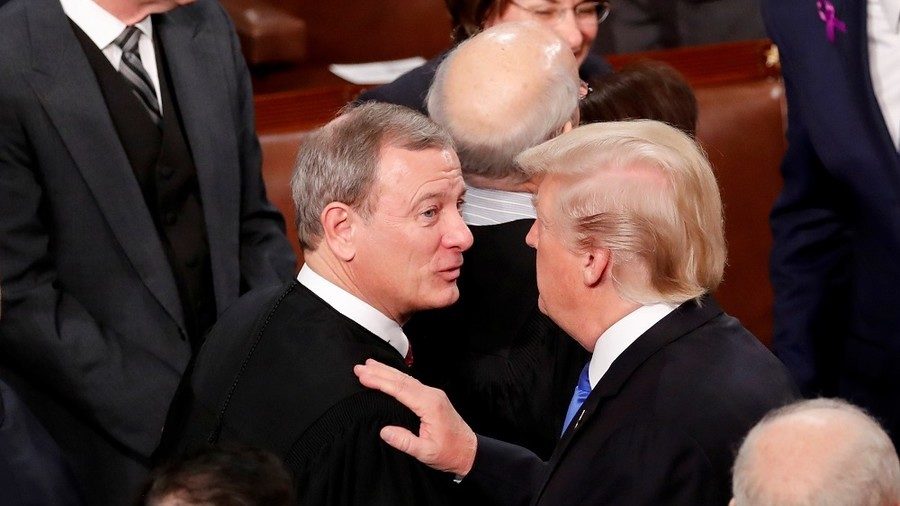 trump and john roberts