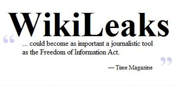 Click to enlarge Wikileaks freedom of press