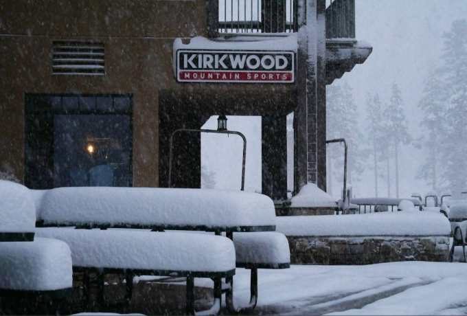 Click to enlarge The resorts near Lake Tahoe received good snowfalls in the past 24 hours, with Kirkwood getting 30cms.
