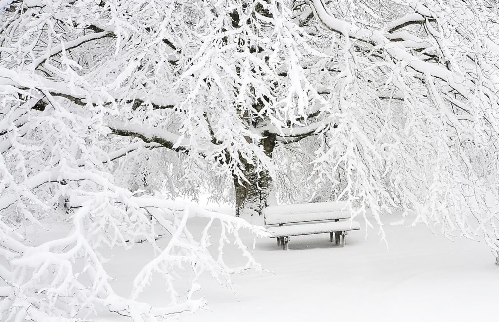 Snow falls in parts of Croatia on Tuesday