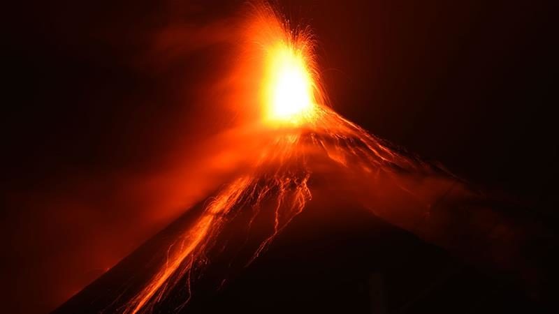 Click to enlarge Fuego volcano