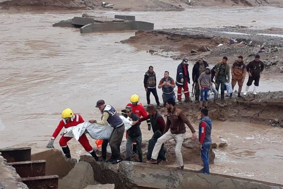 Some 3,000 Iraqis were left homeless after floods hit the Shirqat region. 23 November 2018