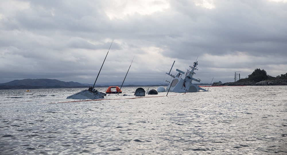 frigate collision