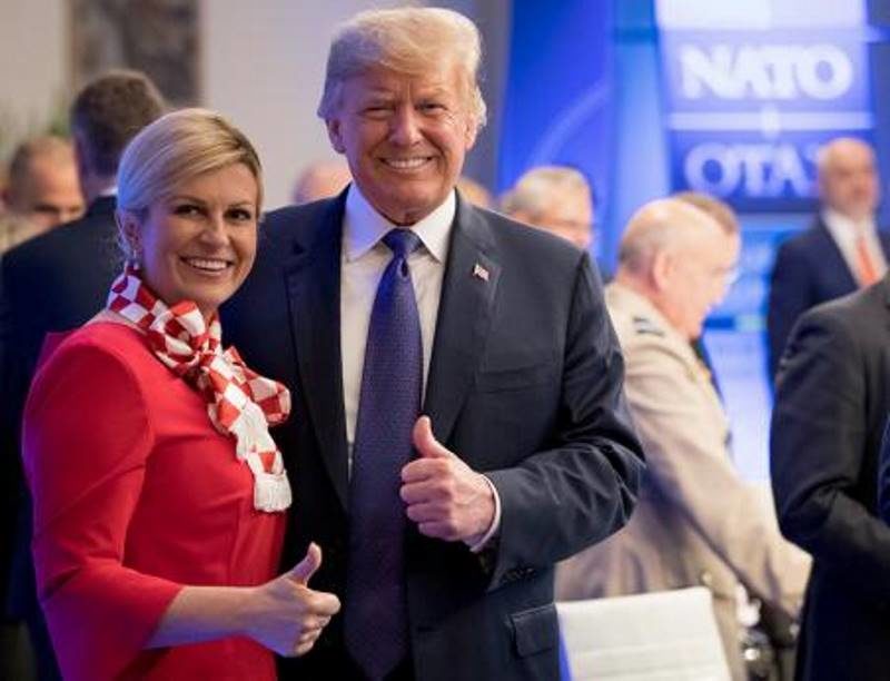 Grabar-Kitarovic Trump