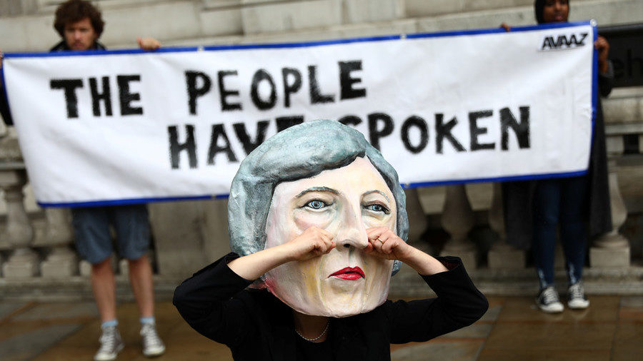 May Brexit protest