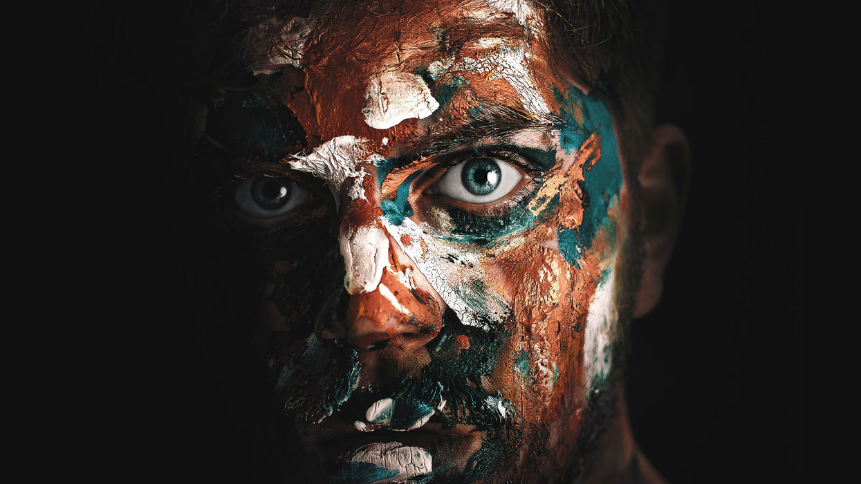 painted face