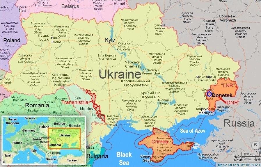 Click to enlarge Ukraine Russian border