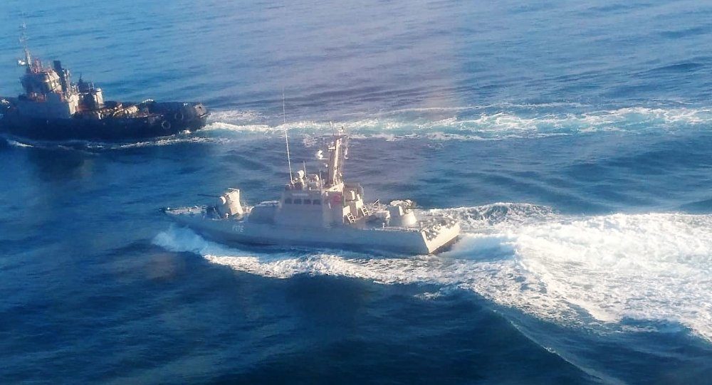 Click to enlarge ukraine ships detained black sea kerch