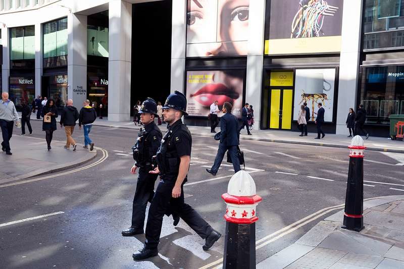 Click to enlarge British police