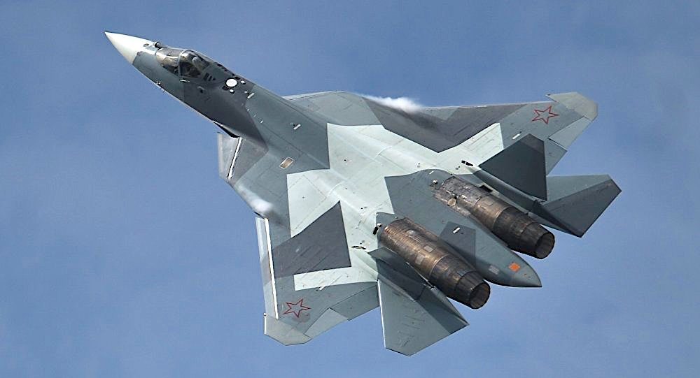 Click to enlarge SU-57 jet