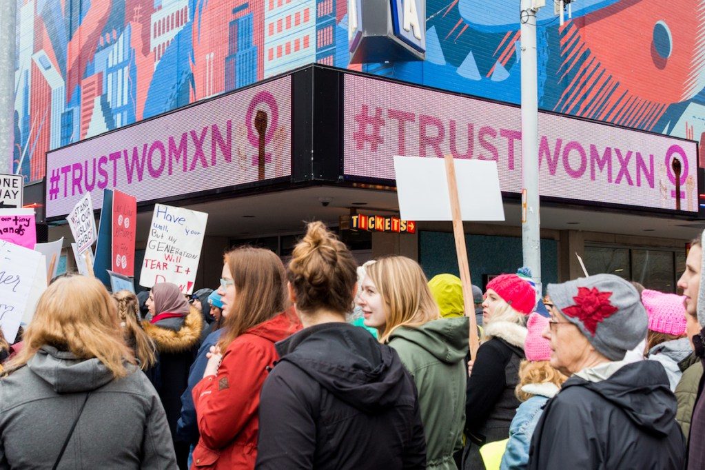 Click to enlarge Seattle Womxn March