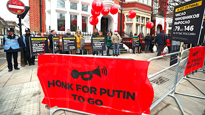 Anti-Putin protest