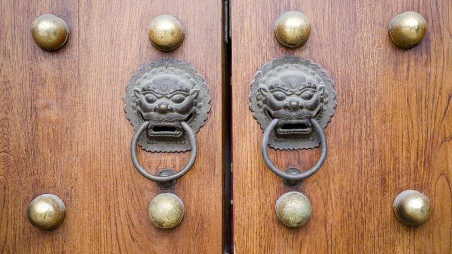 Asian door