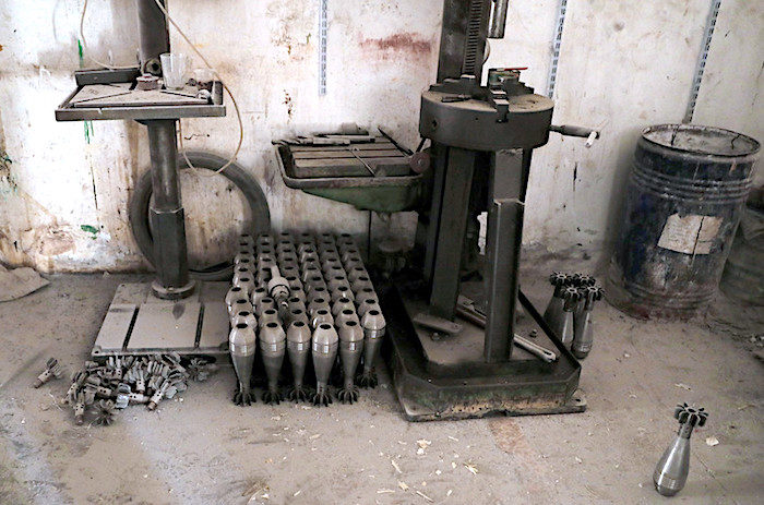 mortar shells