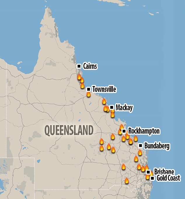 Click to enlarge queensland bushfire