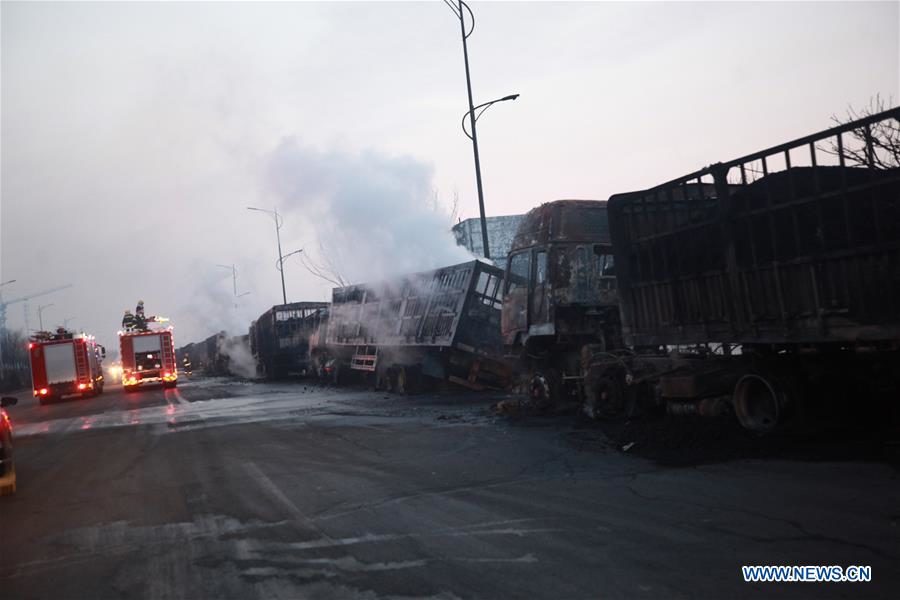 Explosion China Zhangjiakou City Hebei