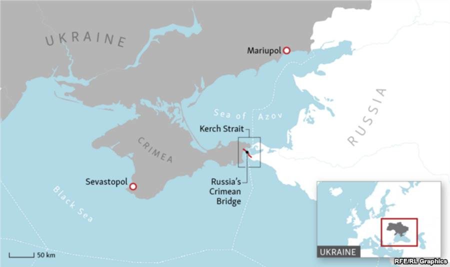 Click to enlarge Kerch strait Russia bridge