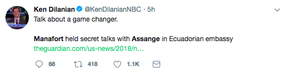 Click to enlarge Ken Dilanian tweet manafort assange