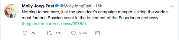Click to enlarge Assange Manafort tweets